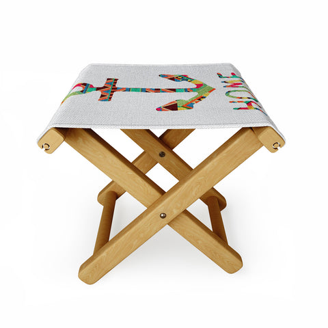 Bianca Green You Make Me Home Folding Stool
