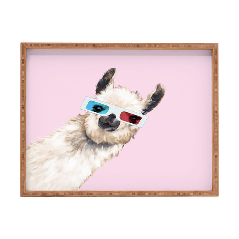 Big Nose Work 3D Glasses Llama Rectangular Tray