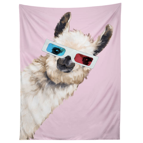 Big Nose Work 3D Glasses Llama Tapestry