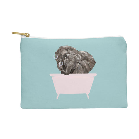 Big Nose Work Baby Elephant in Bathtub Pouch