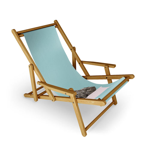 Big Nose Work Baby Elephant in Bathtub Sling Chair