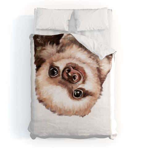 Big Nose Work Baby Sloth Duvet Cover