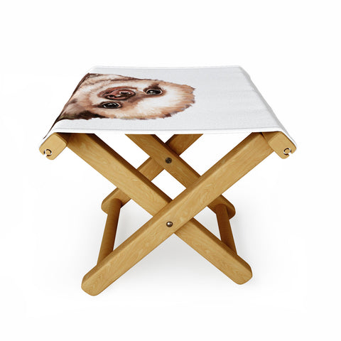 Big Nose Work Baby Sloth Folding Stool