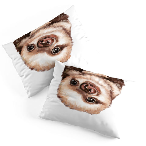 Big Nose Work Baby Sloth Pillow Shams