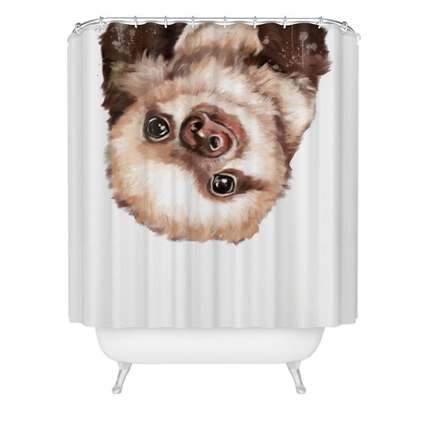 Big Nose Work Baby Sloth Shower Curtain