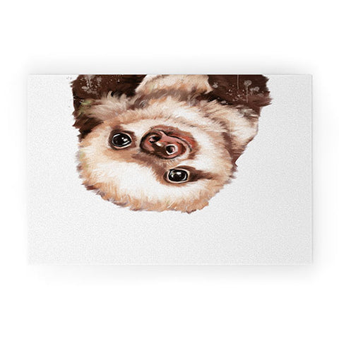 Big Nose Work Baby Sloth Welcome Mat