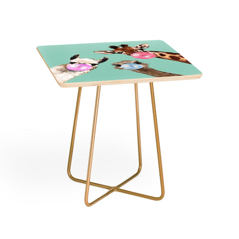 Big Nose Work Bubble Gum Gang in Green Side Table