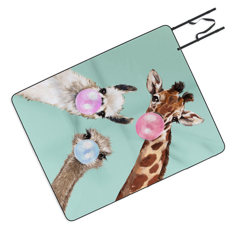 Big Nose Work Bubble Gum Gang in Green Picnic Blanket