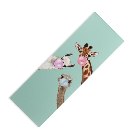 Big Nose Work Bubble Gum Gang in Green Yoga Mat