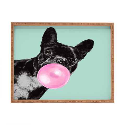 Big Nose Work Bubblegum French Bulldog Rectangular Tray