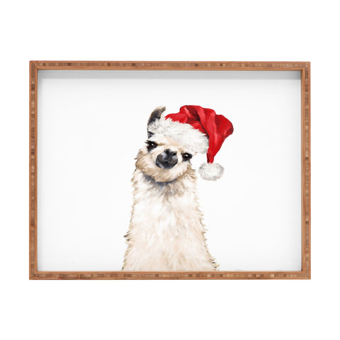 Big Nose Work Christmas Llama Rectangular Tray