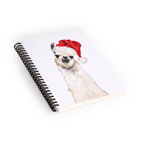Big Nose Work Christmas Llama Spiral Notebook
