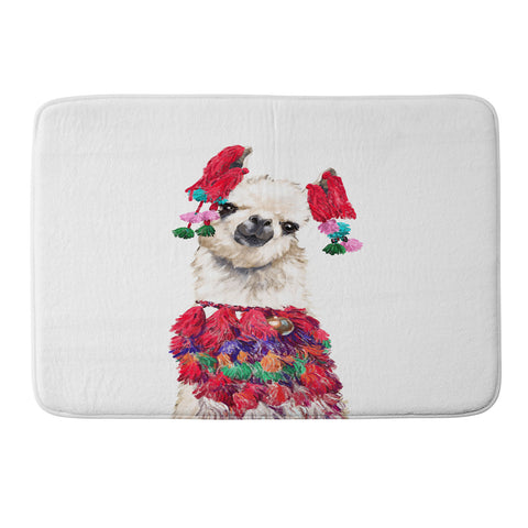 Big Nose Work Coolest Llama Memory Foam Bath Mat