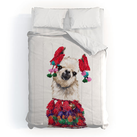 Big Nose Work Coolest Llama Comforter