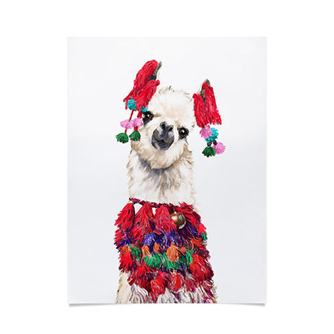 Big Nose Work Coolest Llama Poster