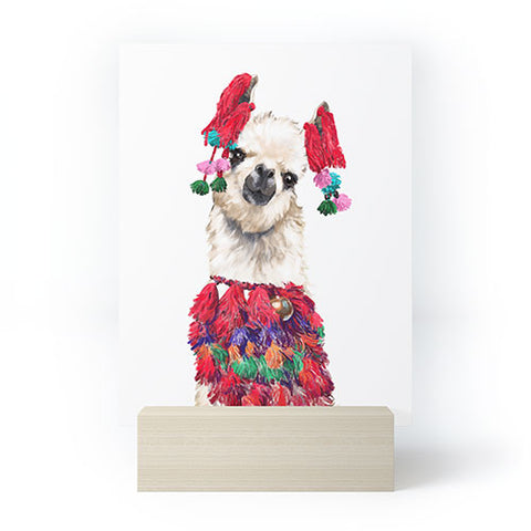 Big Nose Work Coolest Llama Mini Art Print