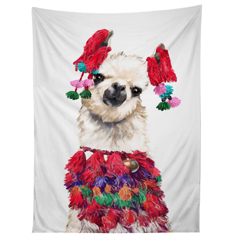 Big Nose Work Coolest Llama Tapestry