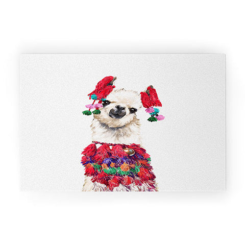 Big Nose Work Coolest Llama Welcome Mat