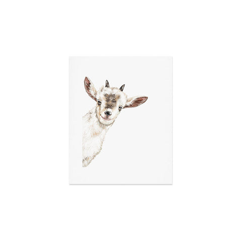 Big Nose Work Oh My Sneaky Goat Art Print