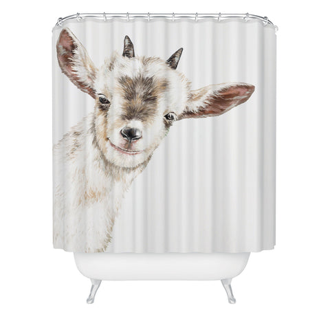 Big Nose Work Oh My Sneaky Goat Shower Curtain