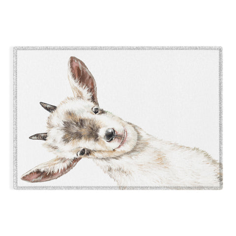 Big Nose Work Oh My Sneaky Goat Outdoor Rug