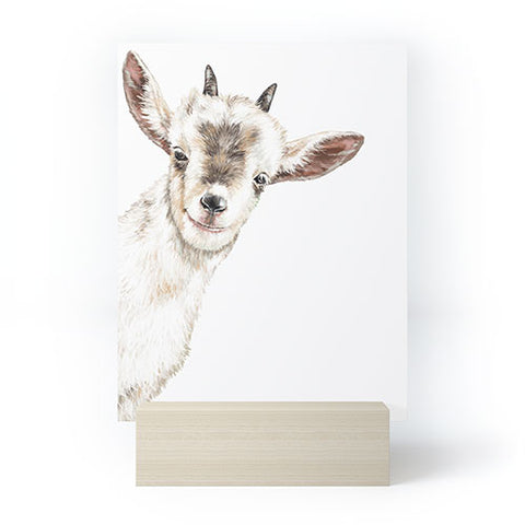 Big Nose Work Oh My Sneaky Goat Mini Art Print