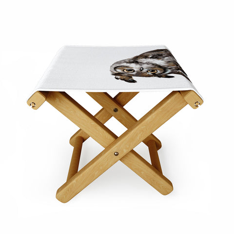 Big Nose Work Owl I Folding Stool