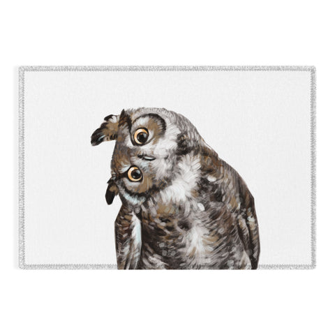 Big Nose Work Owl I Outdoor Rug