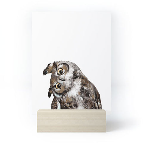 Big Nose Work Owl I Mini Art Print