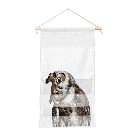 Big Nose Work Owl I Wall Hanging Portrait