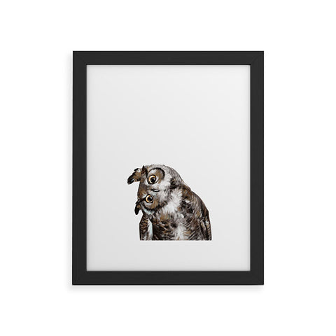 Big Nose Work Owl I Framed Art Print