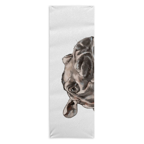 Big Nose Work Peeking Baby Hippo Yoga Towel