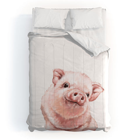 Big Nose Work Pink Baby Pig Comforter