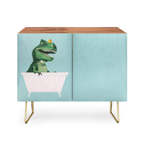 Big Nose Work Playful TRex in Bathtub Credenza
