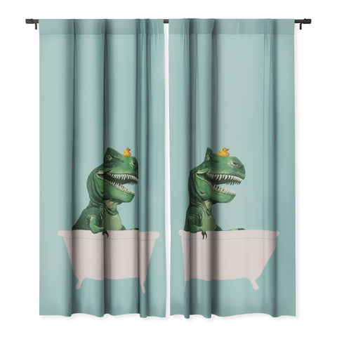 Big Nose Work Playful TRex in Bathtub Blackout Non Repeat