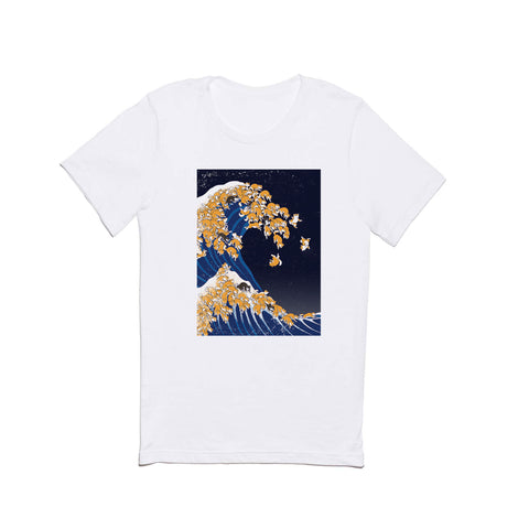 Big Nose Work Shiba Inu The Great Wave in Night Classic T-shirt