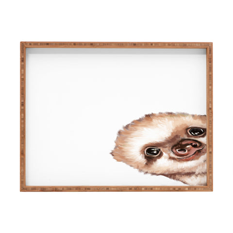 Big Nose Work Sneaky Baby Sloth Rectangular Tray