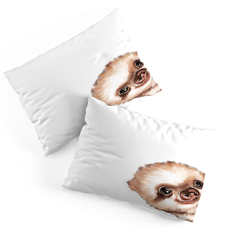 Big Nose Work Sneaky Baby Sloth Pillow Shams