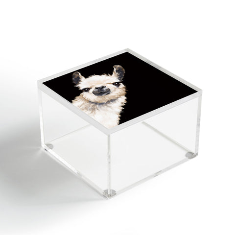 Big Nose Work Sneaky Llama Black Acrylic Box