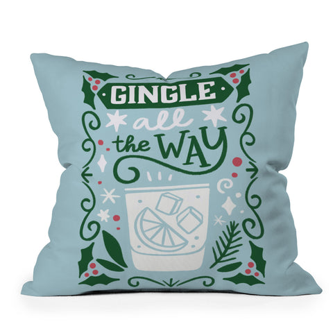 Bigdreamplanners Gingle all the way Throw Pillow