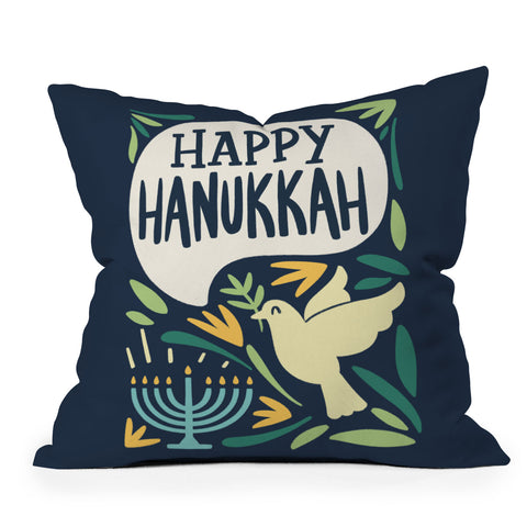 Bigdreamplanners Happy Hanukkah I Throw Pillow
