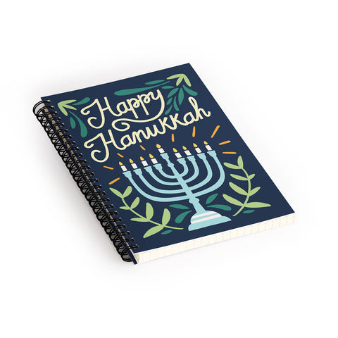 Bigdreamplanners Happy Hanukkah Spiral Notebook