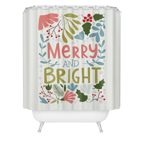 Bigdreamplanners Merry and bright I Shower Curtain