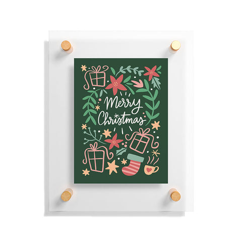 Bigdreamplanners Merry Christmas I Floating Acrylic Print