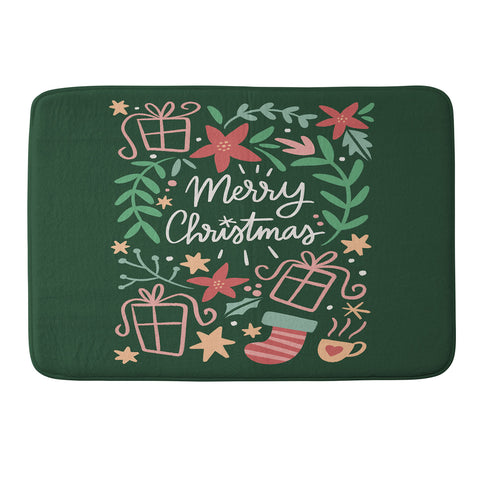 Bigdreamplanners Merry Christmas I Memory Foam Bath Mat
