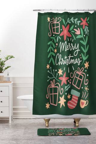 Bigdreamplanners Merry Christmas I Shower Curtain And Mat