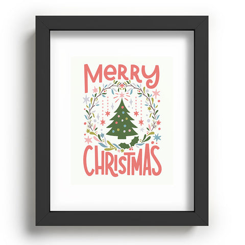 Bigdreamplanners Merry Christmas III Recessed Framing Rectangle