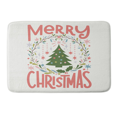 Bigdreamplanners Merry Christmas III Memory Foam Bath Mat