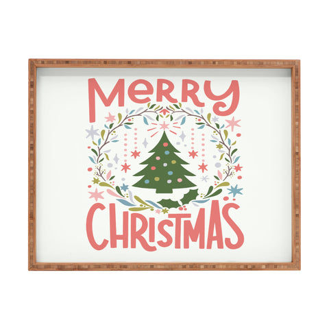 Bigdreamplanners Merry Christmas III Rectangular Tray