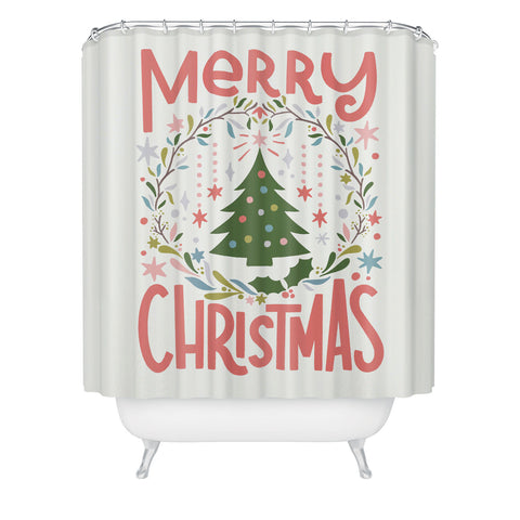 Bigdreamplanners Merry Christmas III Shower Curtain